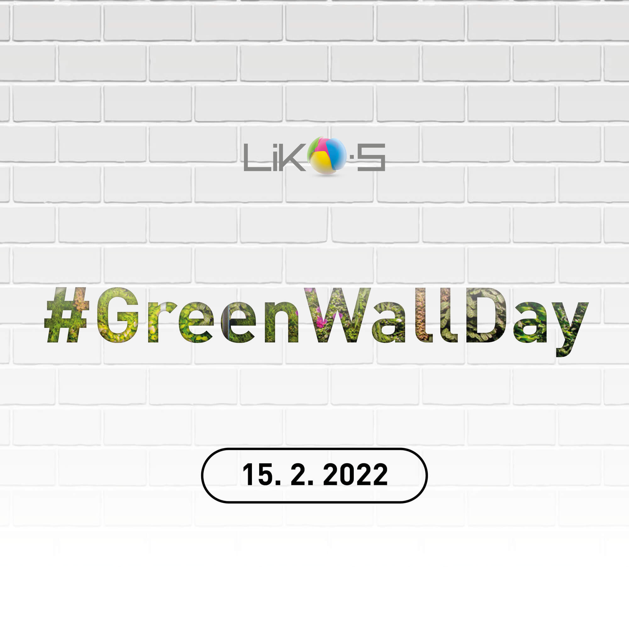 Mezinárodní den zelených stěn - 15. února 2022